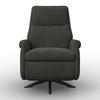 RELAXFÅTÖLJ ALICE - mörkgrå/svart, Modern, metall/trä (76/110/94cm) - Bessagi Home