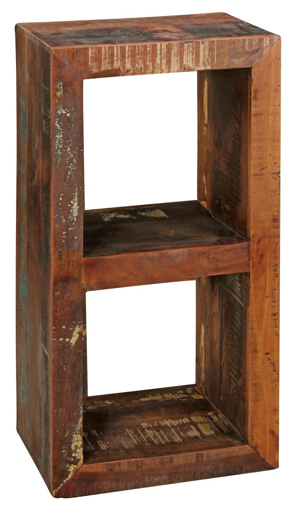 Standregal "Kalkutta", aus Mango - Braun, MODERN, Holz (45/90/35cm) - MID.YOU