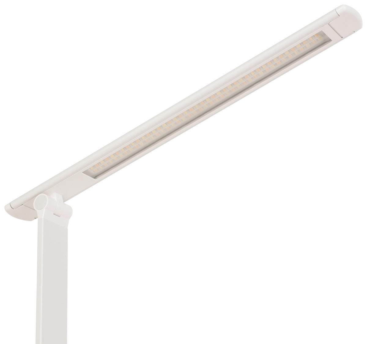 Namizna Led-svetilka Tomi - bela, Moderno, kovina/umetna masa (38,5/10,2/35,9cm) - Mömax