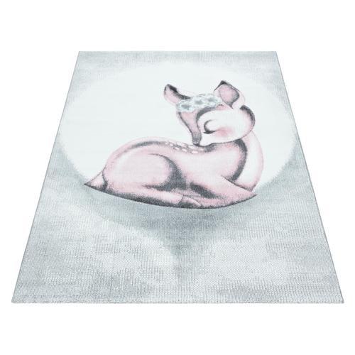 Kinderteppich Bambi Rosa ca. 120x170 cm - Rosa, Trend, Textil (120/170cm)