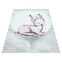 Kinderteppich Bambi Rosa ca. 120x170 cm - Rosa, Trend, Textil (120/170cm)
