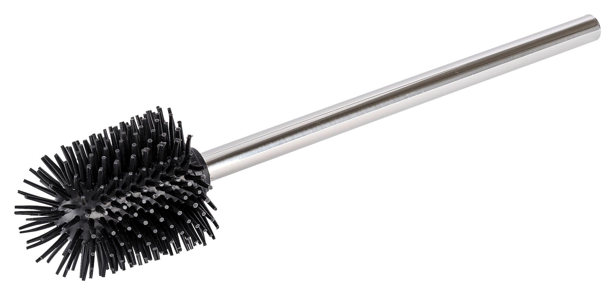 Ersatzbürste aus Silikon - Chromfarben, MODERN, Kunststoff/Metall (7,5/35/7,5cm) - Mömax