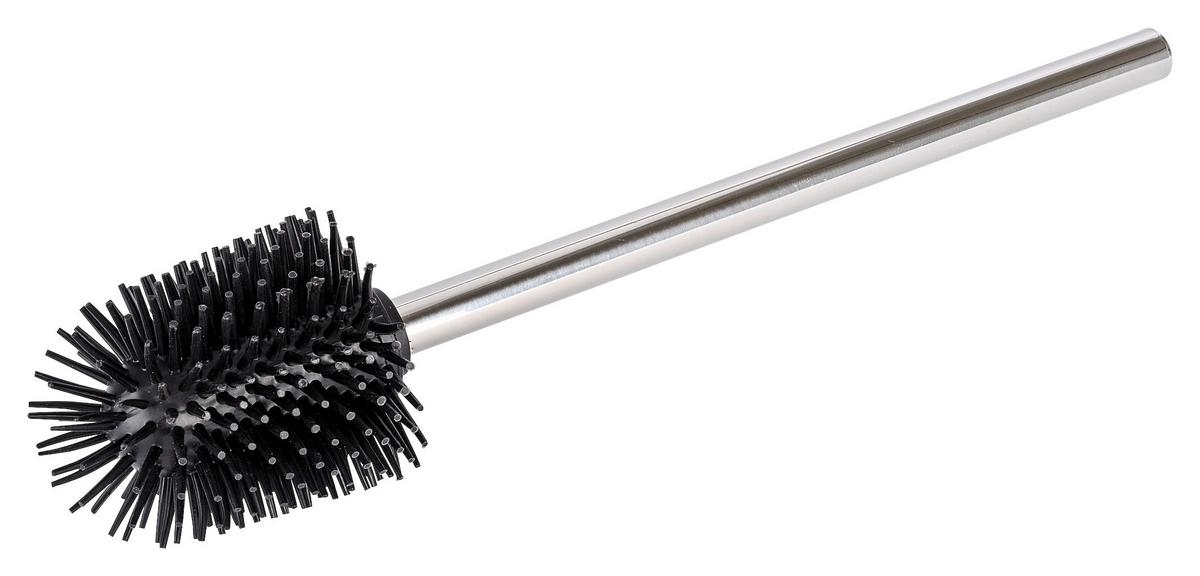 Ersatzbürste aus Silikon - Chromfarben, MODERN, Kunststoff/Metall (7,5/35/7,5cm) - Mömax