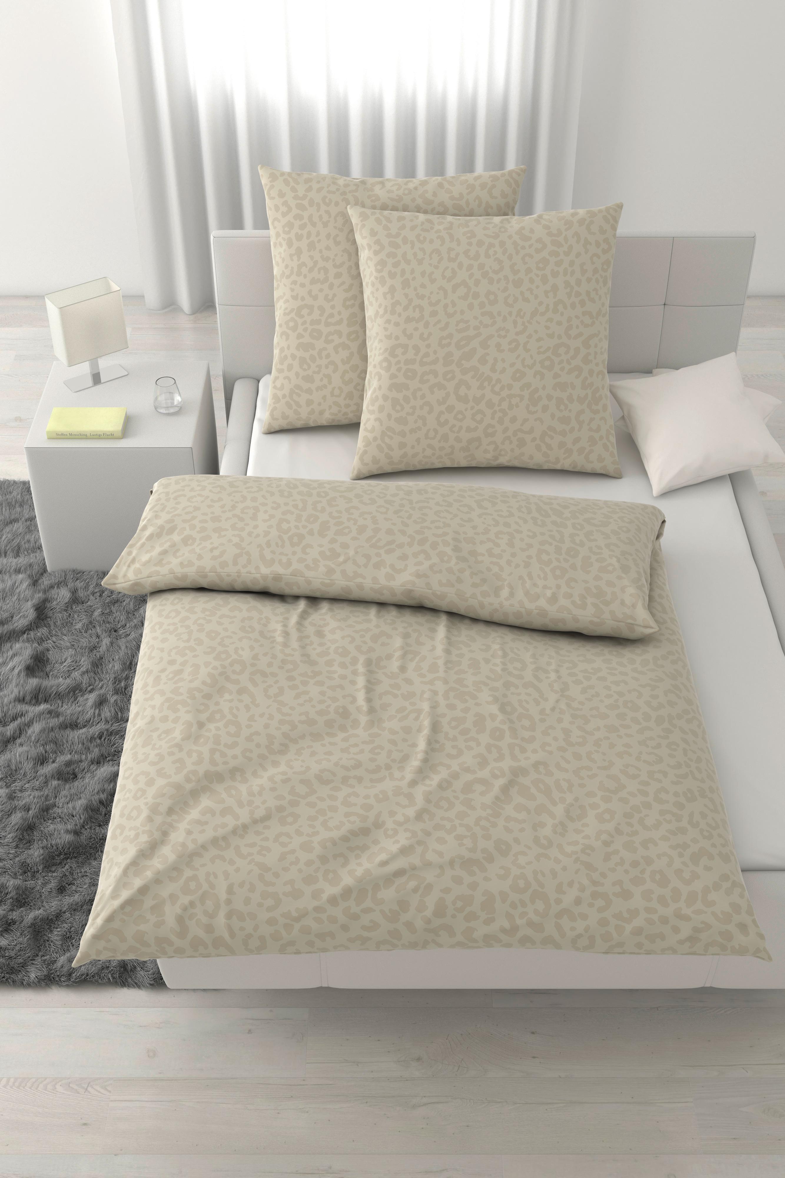 Bettwäsche Animal XXL Beige ca. 200x200cm - Beige, KONVENTIONELL, Textil (200/200cm) - Mömax