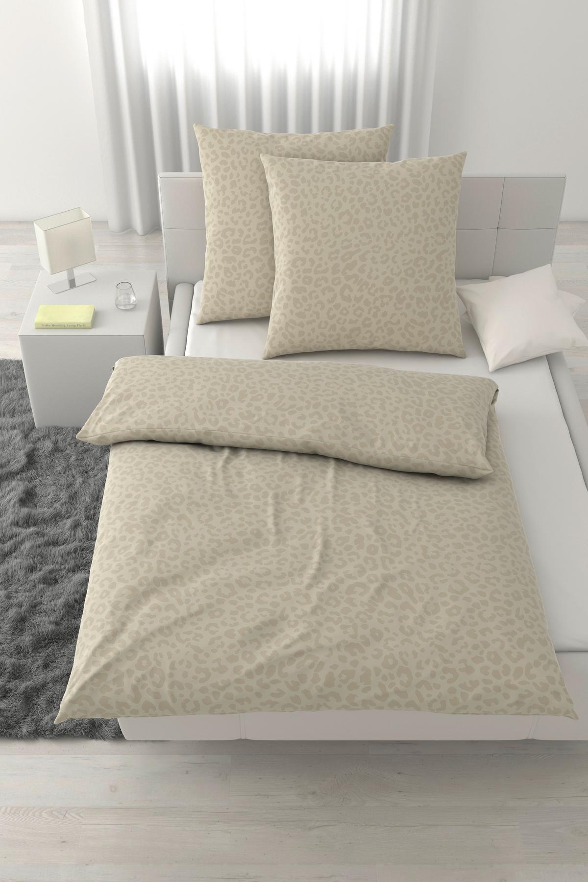 Bettwäsche Animal XXL Beige ca. 200x200cm - Beige, KONVENTIONELL, Textil (200/200cm) - Mömax