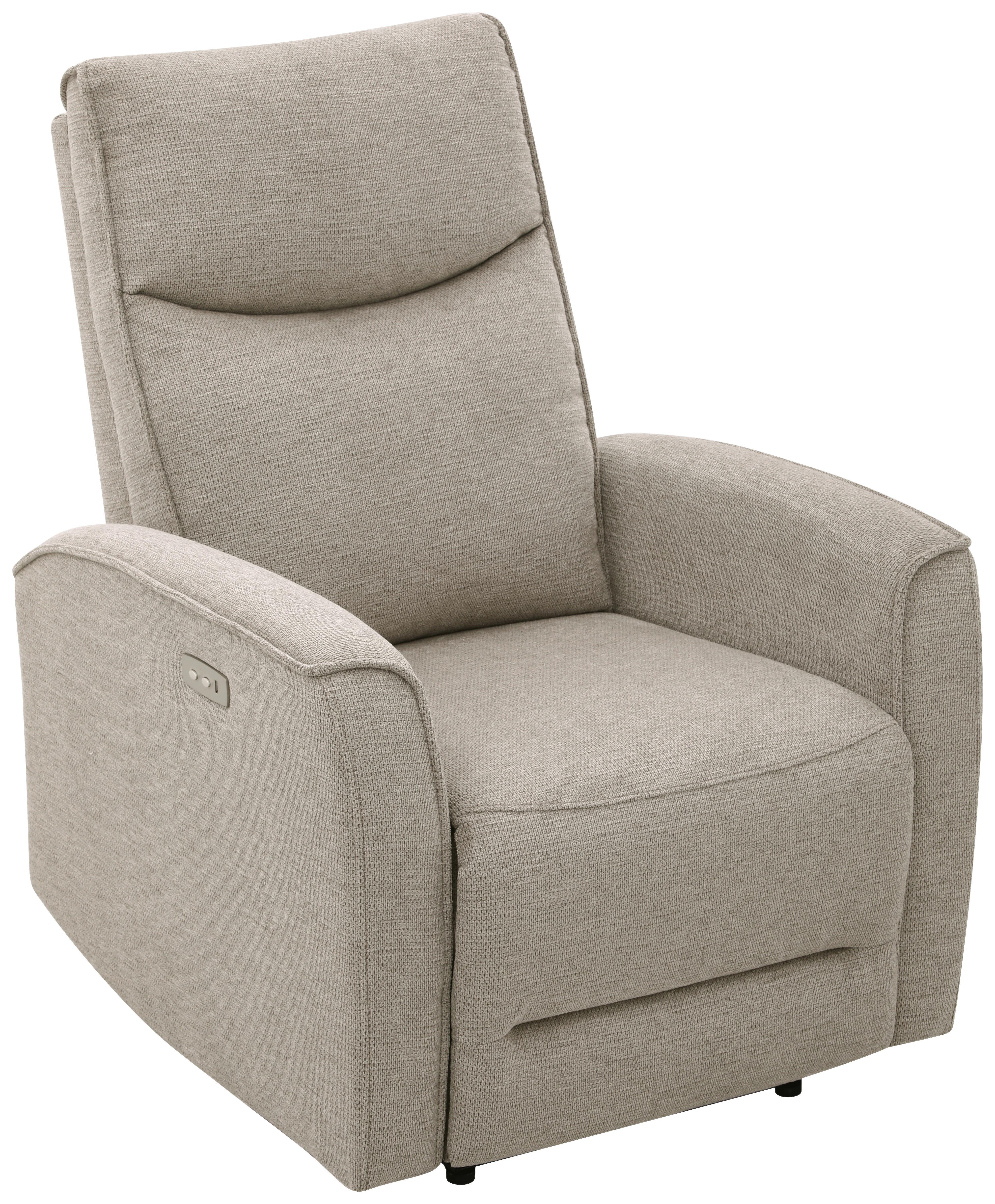 Tv Fotelj Leon, Svetlo Rjava, Relaks Funkcija - svetlo rjava/črna, Basics, kovina/umetna masa (80/102/96cm) - Ondega