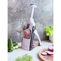 Zöldségszeletelő - fekete/fehér, Trend, műanyag/fém (15/37/5cm) - Mediashop