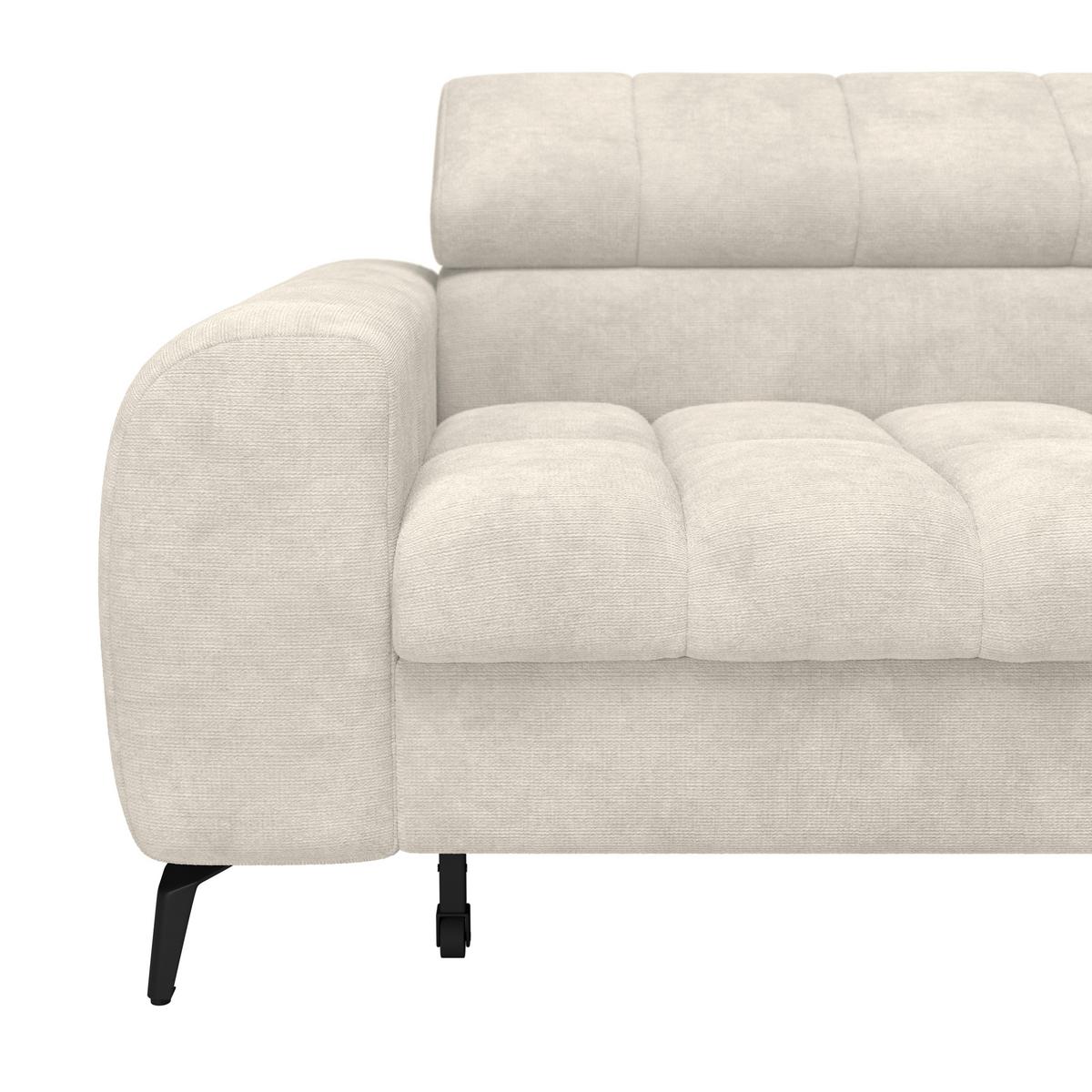 Coltar VOLF - crem/negru, Trend, plastic/textil (261/203cm) - Modern Living