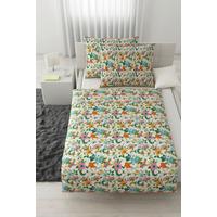 Lenjeri De Pat Kamia Allover Cca. 200x220/2x50x70 Cm - turcoaz/roz, Romantik / Landhaus, textil (200/220cm) - Mömax