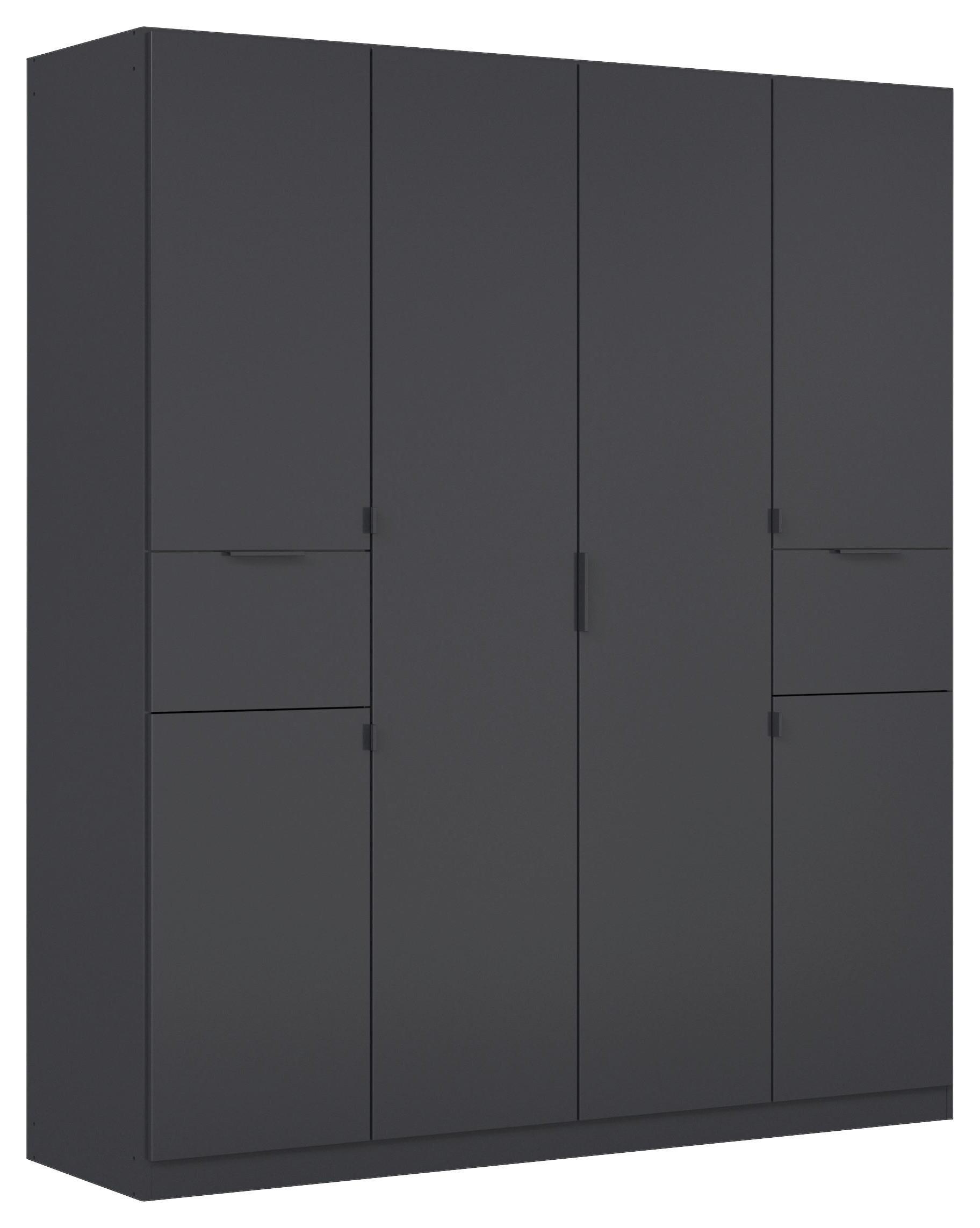 Ormar S Klasičnim Vratima Ticao - siva, Moderno, drvni materijal/metal (181/210/54cm) - Modern Living