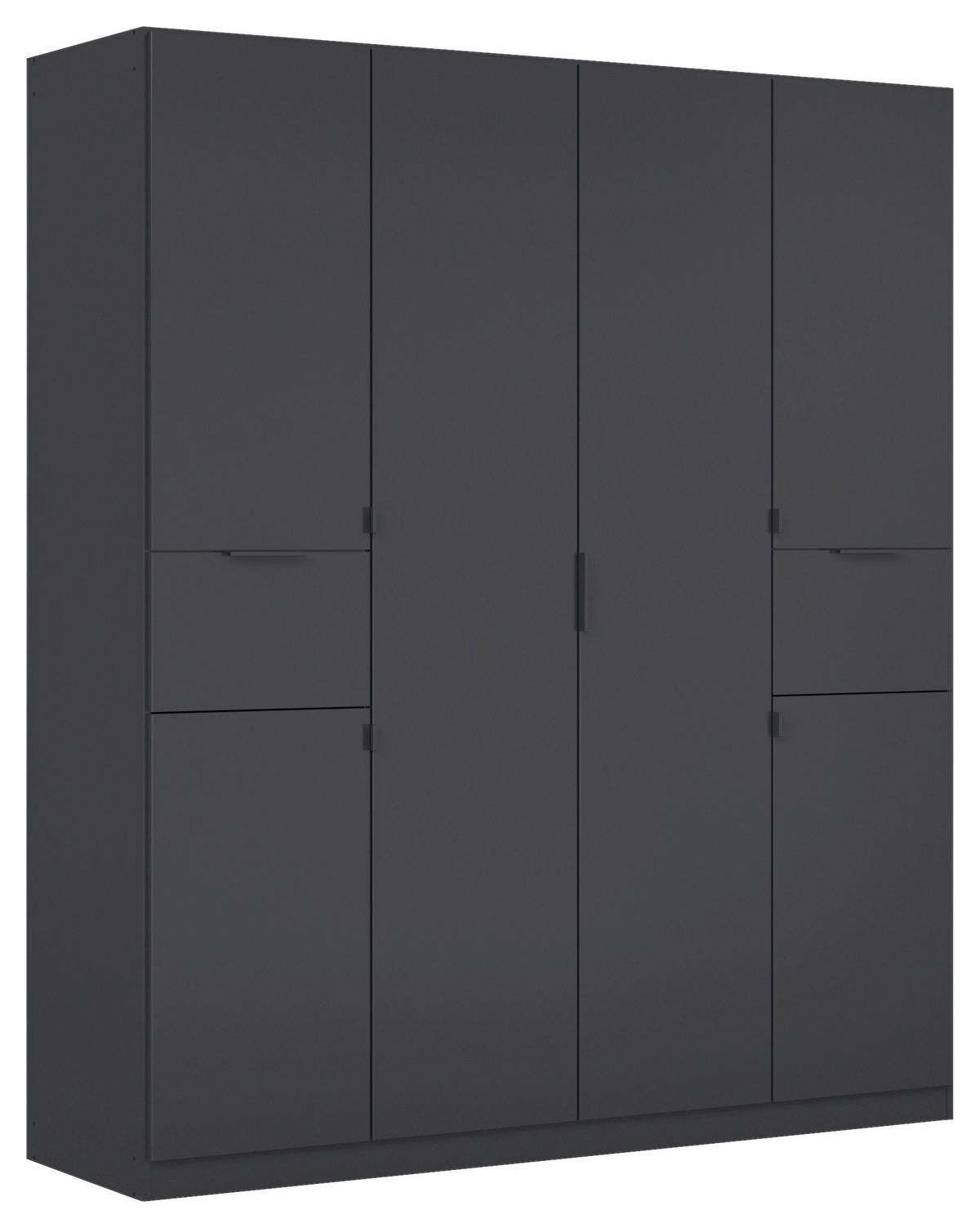 Ormar S Klasičnim Vratima Ticao - siva, Moderno, drvni materijal/metal (181/210/54cm) - Modern Living