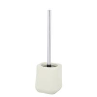 KOMPLET DO WC ADINE - écru/kolor chromowy, Konventionell, tworzywo sztuczne/ceramika (11/38,5/11cm) - Schöner Wohnen