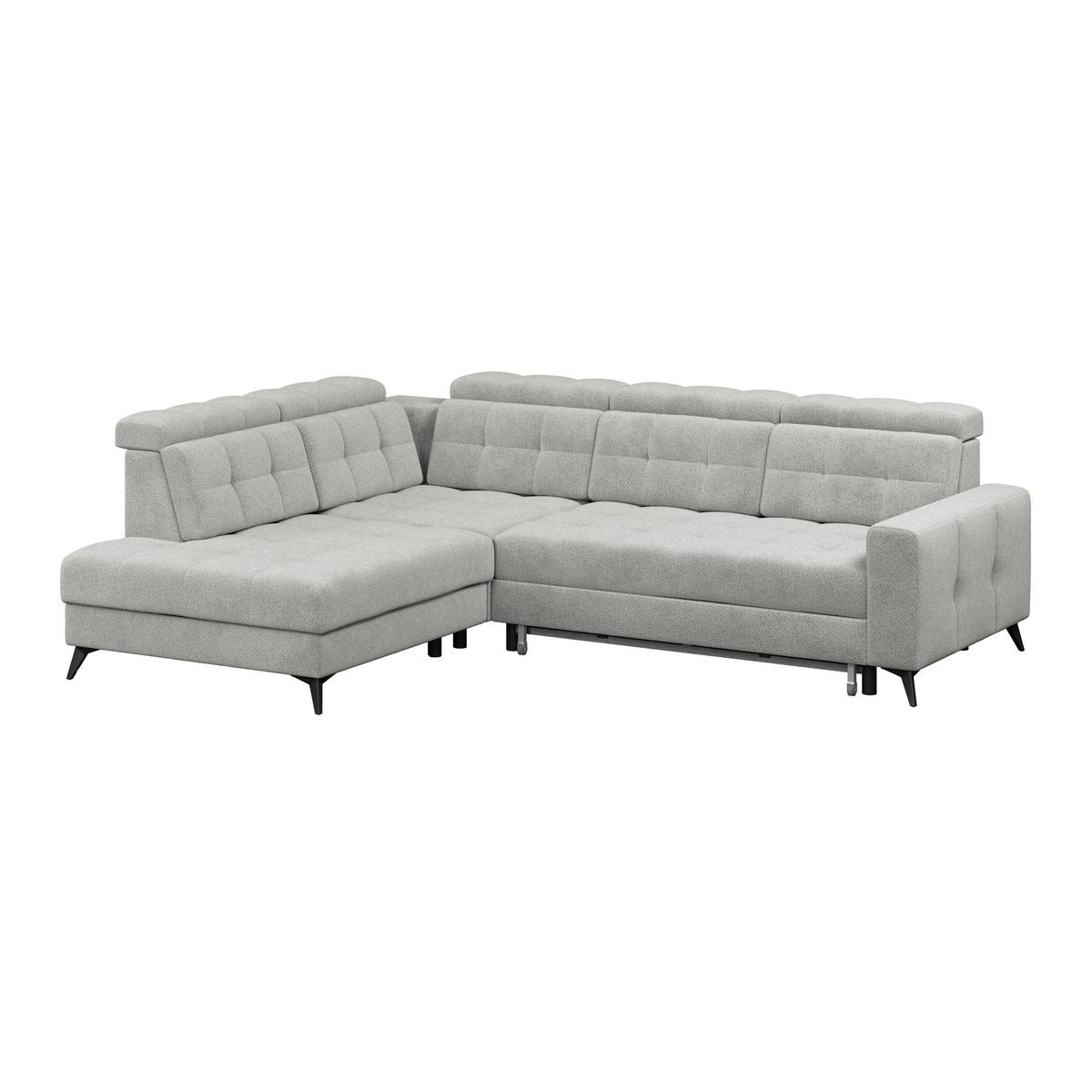 Coltar BARLETTA - gri deschis, Romantik / Landhaus, textil (228/289cm) - Luca Bessoni