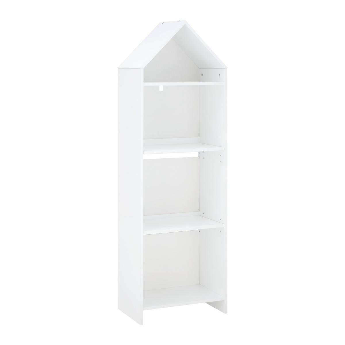 Regal für Kinder, weiß, "Lia" - Weiß, MODERN (47/150/30cm) - Bessagi Kids