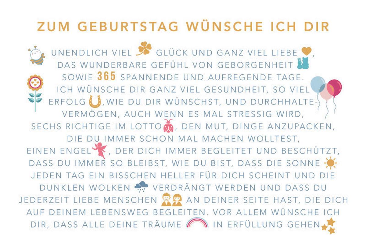 Glückwunschkarte Kupfergold aus Papier - Multicolor, Basics, Papier (24/17,5cm)