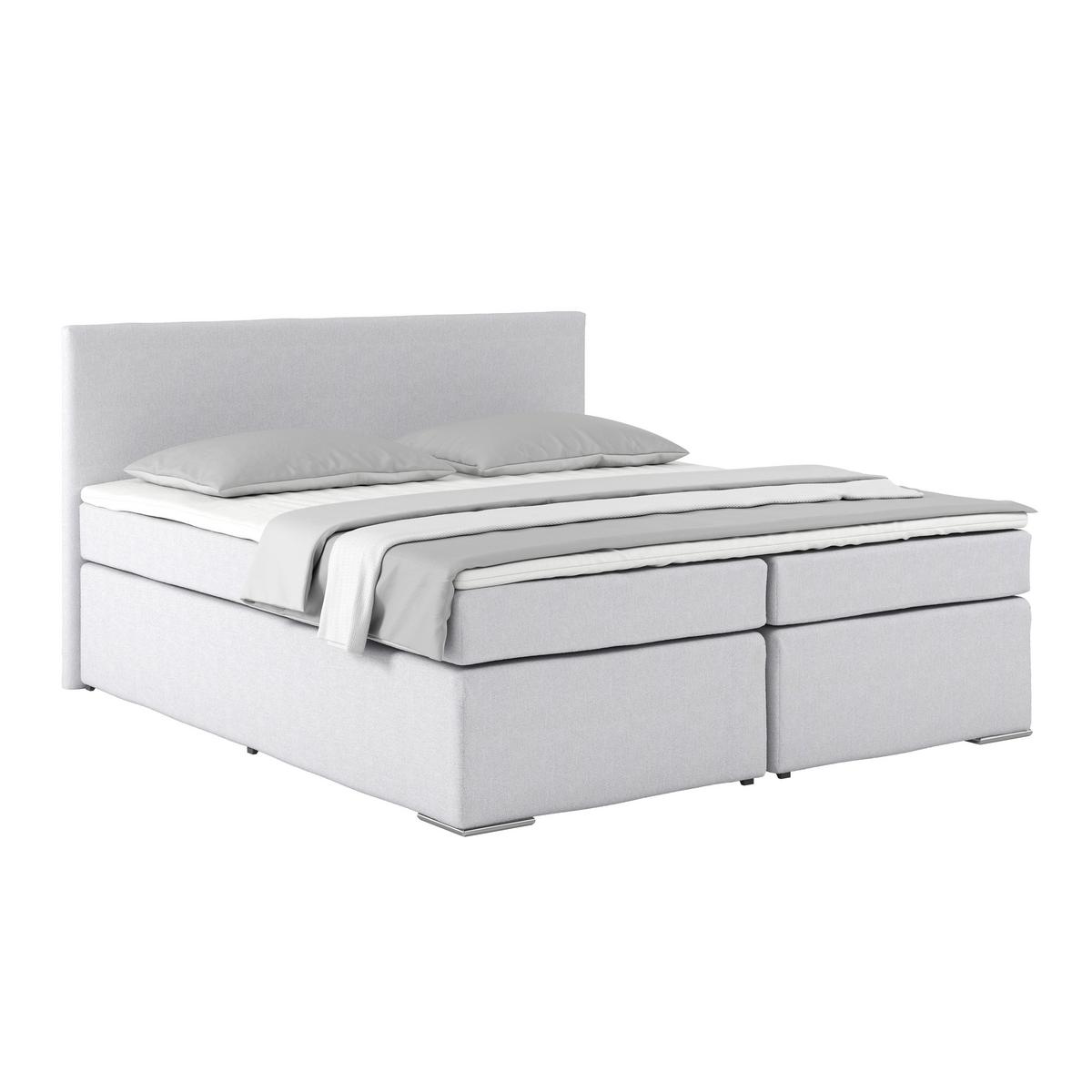 Boxspring Krevet Nero - boje kroma/boje šampanjca, Konvencionalno, tekstil/metal (180/200cm) - Best Price