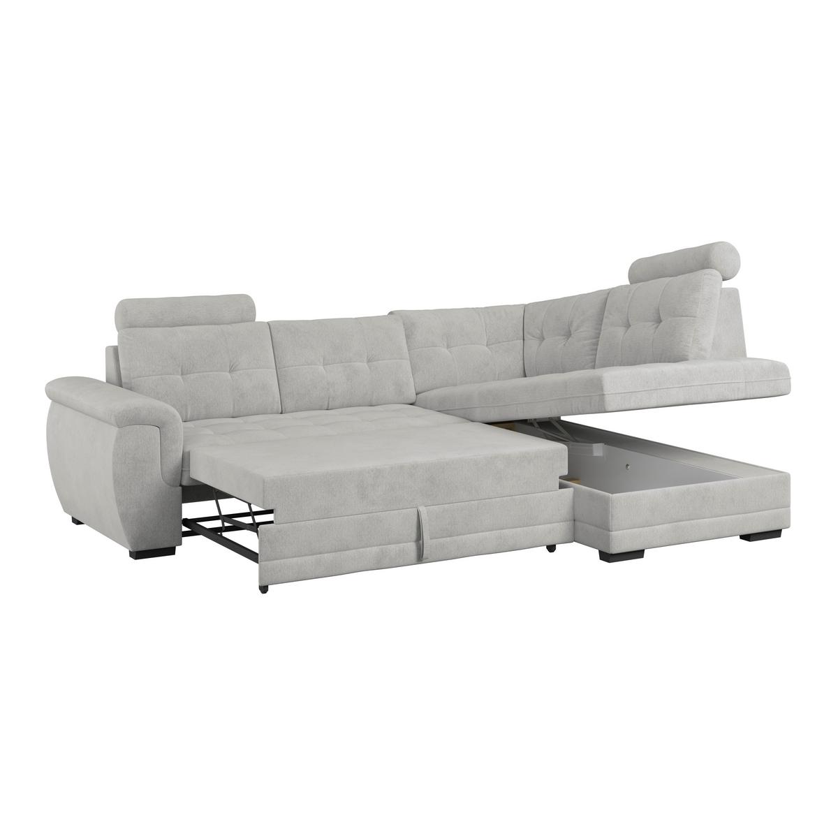 Coltar FALCO NEW - argintiu, Konventionell, textil (251/183cm) - Mömax