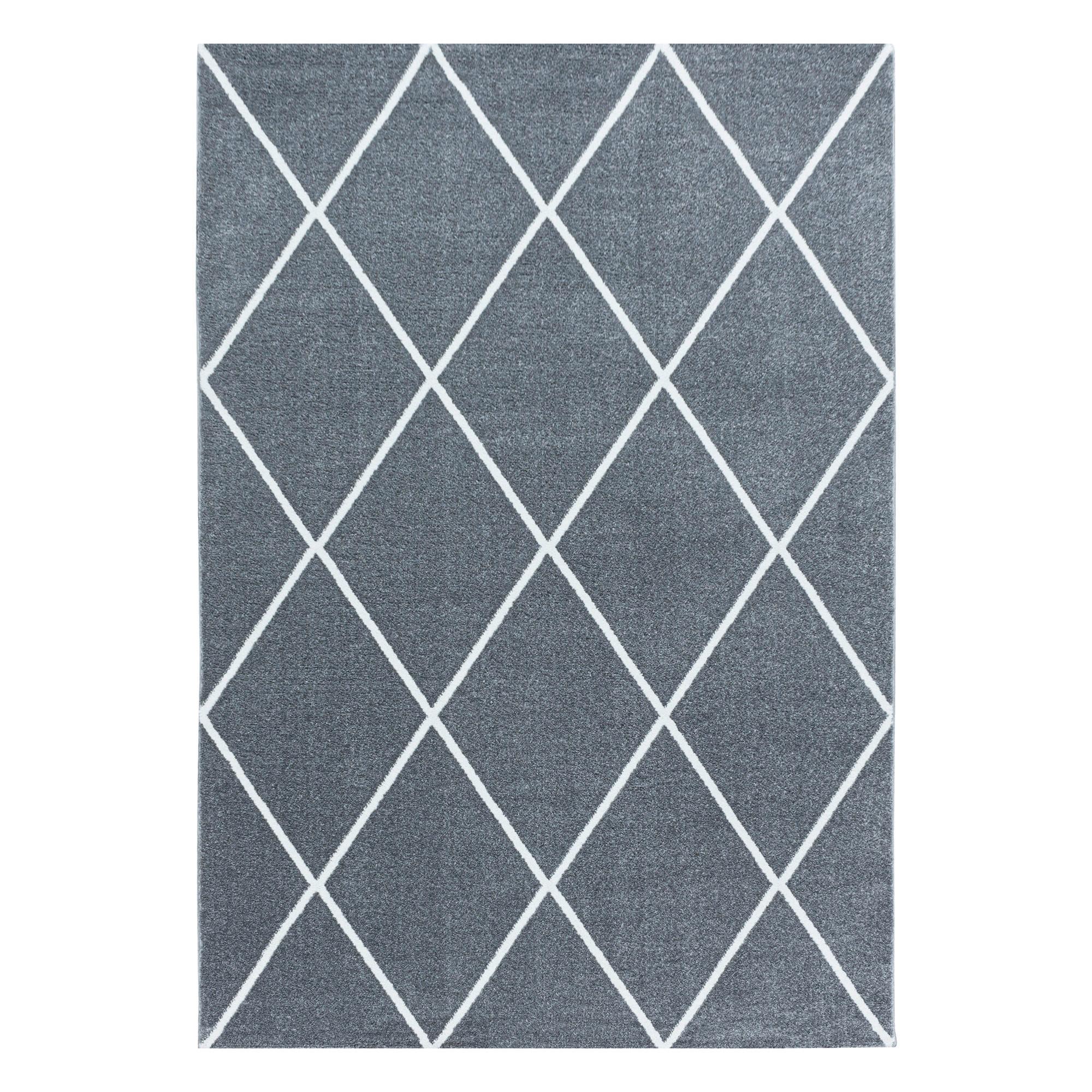 Hochflorteppich Rio Silberfarben ca. 80x150cm - Silberfarben, Basics, Textil (80/150cm)