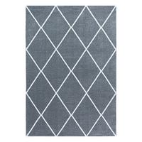Hochflorteppich Rio Silberfarben ca. 80x150cm - Silberfarben, Basics, Textil (80/150cm)