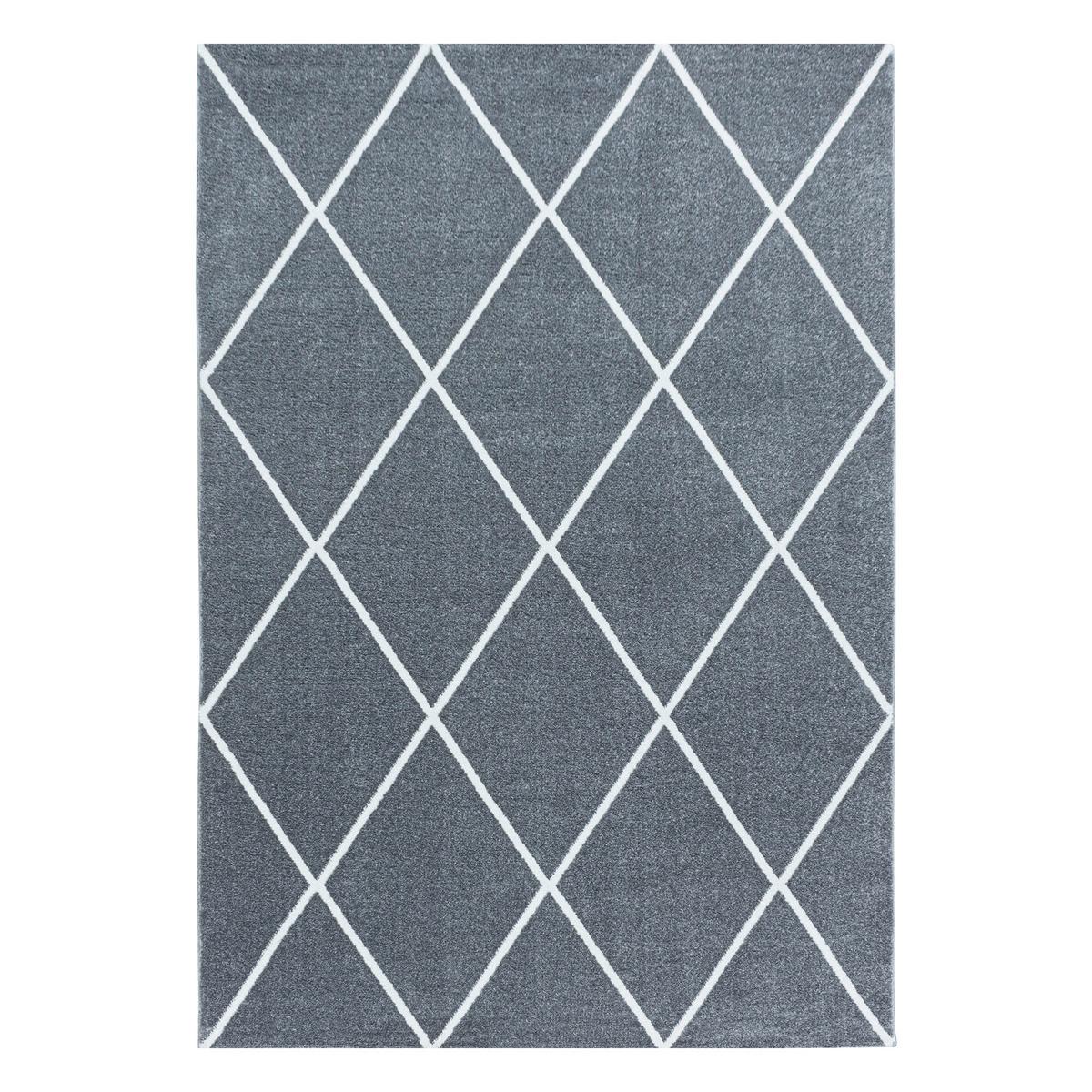 Hochflorteppich Rio Silberfarben ca. 80x150cm - Silberfarben, Basics, Textil (80/150cm)