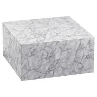 Klubska Miza Monobloc - bela, Moderno, leseni material (60/60/30cm) - MID.YOU