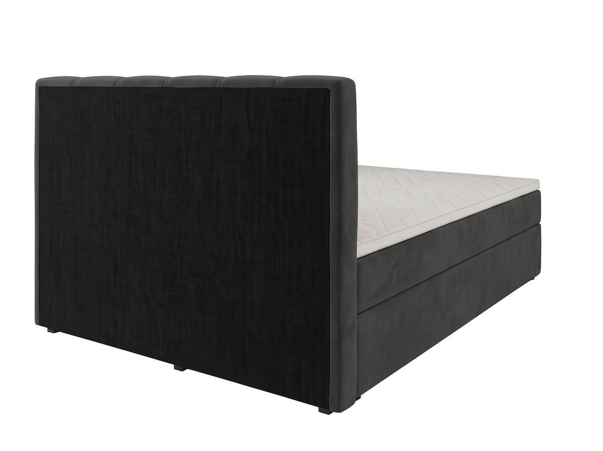Boxbett Dana -Based- - Schwarz, Kunststoff/Textil (140/200cm) - Based