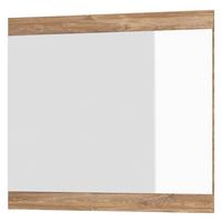 Ogledalo Toledo - boje hrasta, Moderno, staklo/drvni materijal (90/77/2cm) - Modern Living