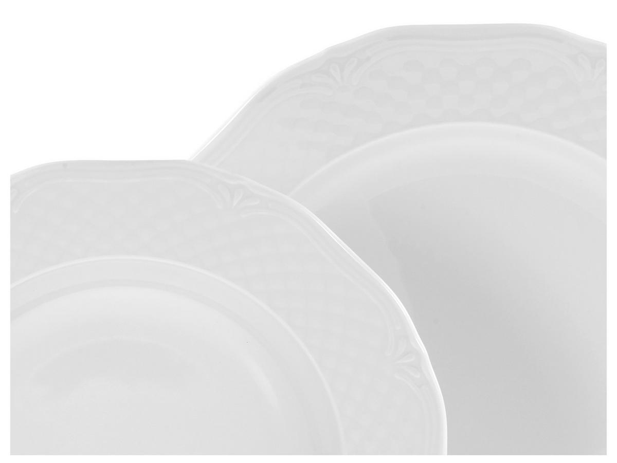 Jedilni Servis Arianne, 12-Delni - bela, Basics, keramika - Creatable