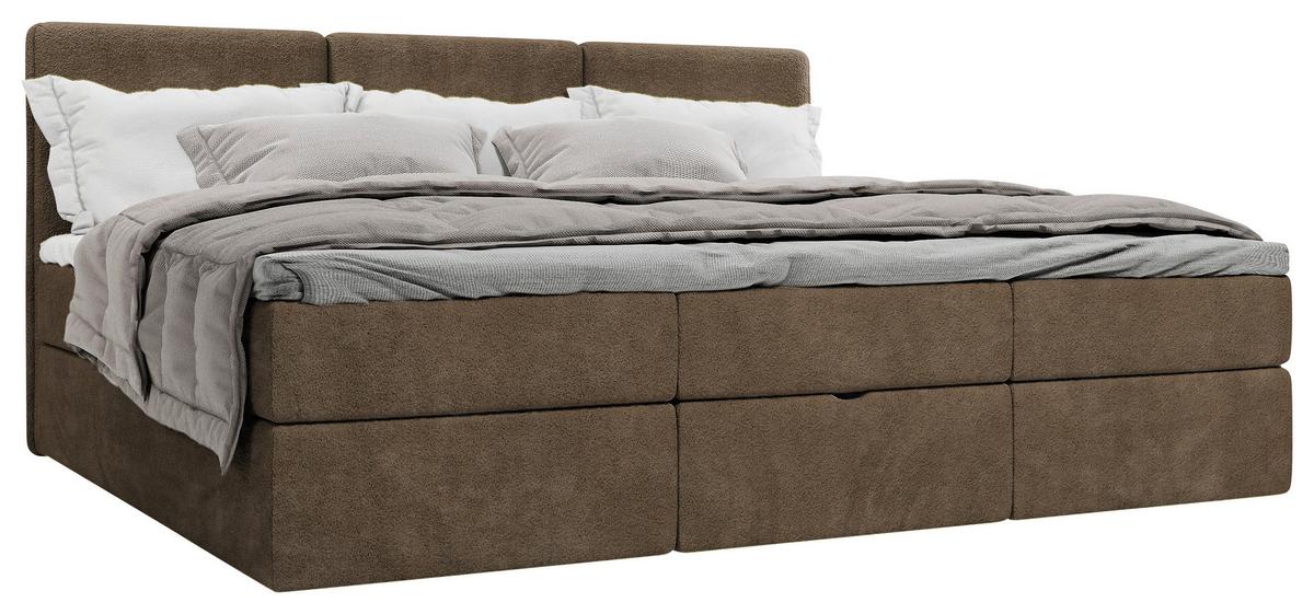 Familienbett Domino Combo II Braun ca. 240x200cm - Schwarz/Braun, MODERN, Holz/Holzwerkstoff (240/200cm) - MID.YOU