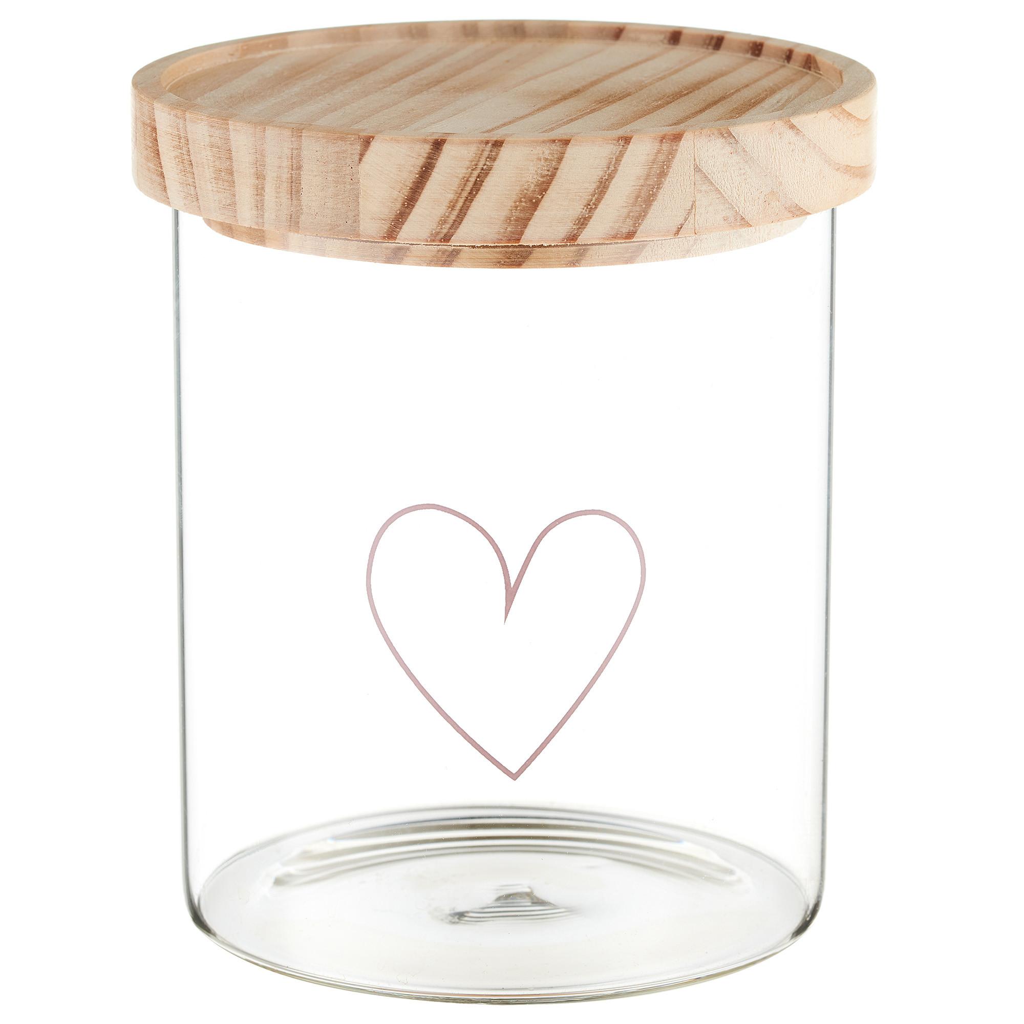 Dekoglas Lotte I Klar Ø ca. 11/12,5cm - Klar, ROMANTIK / LANDHAUS, Glas/Holz (11/12,5cm) - Mömax