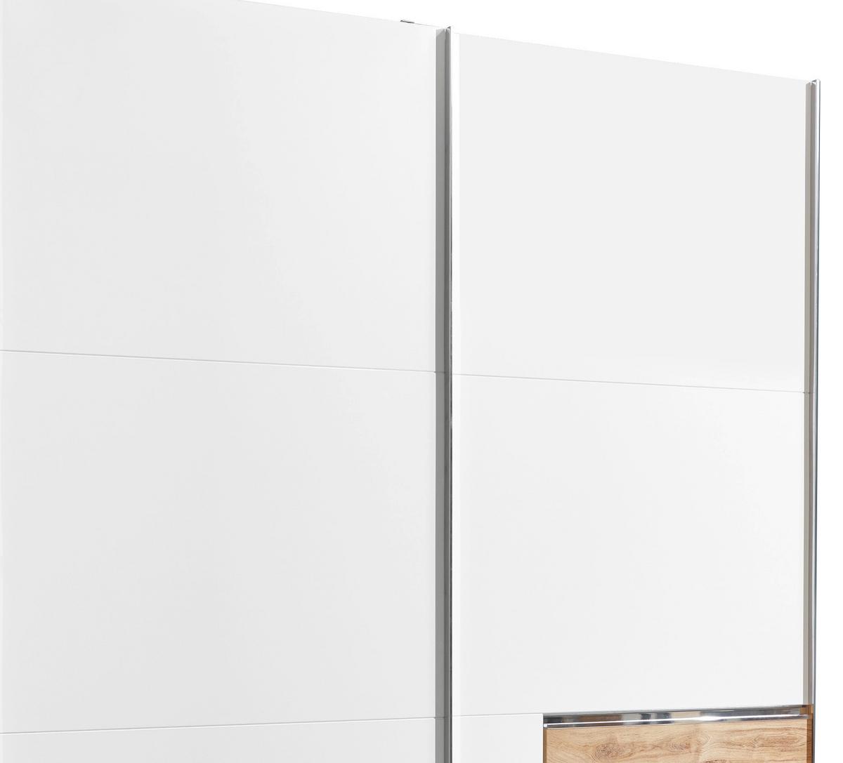 Ormar S Kliznim Vratima Level 36a - bijela/boje hrasta, Moderno, drvni materijal/metal (300/216/65cm) - Modern Living