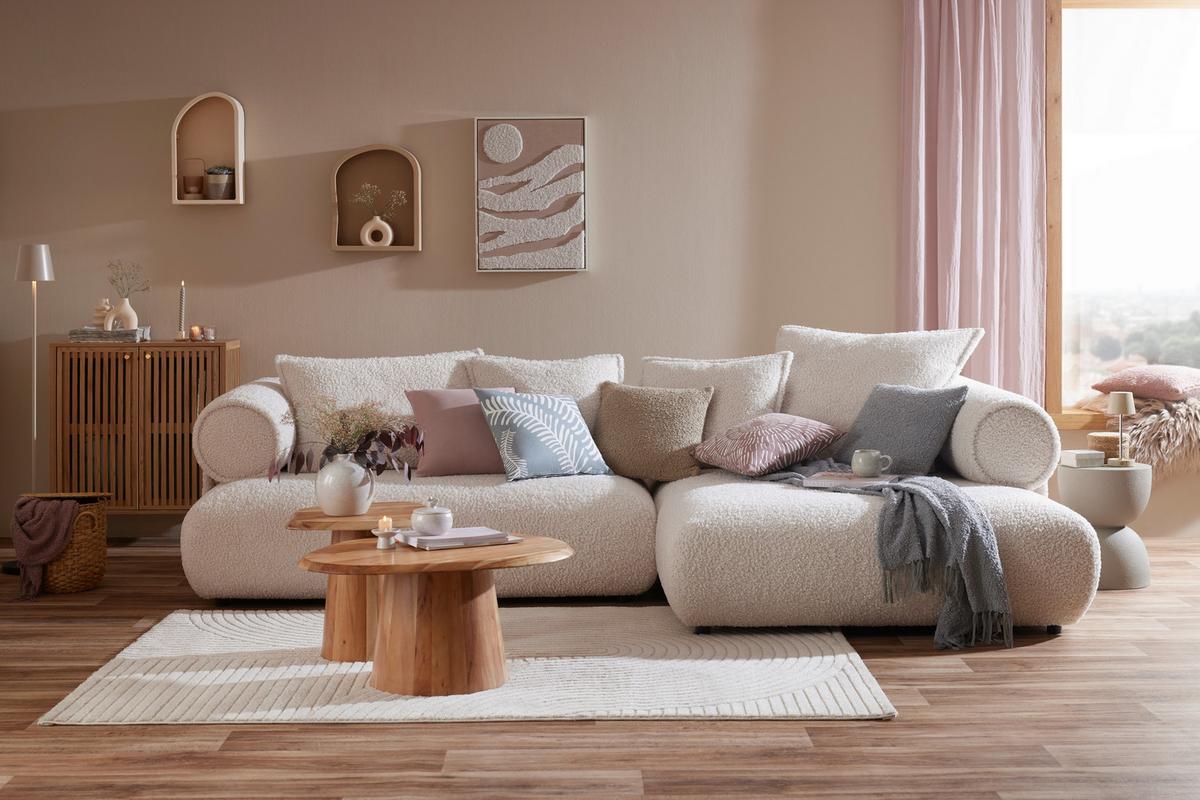 Wandregal Wilma Hellbraun - Hellbraun, LIFESTYLE, Holzwerkstoff (30/50/13cm) - Premium Living