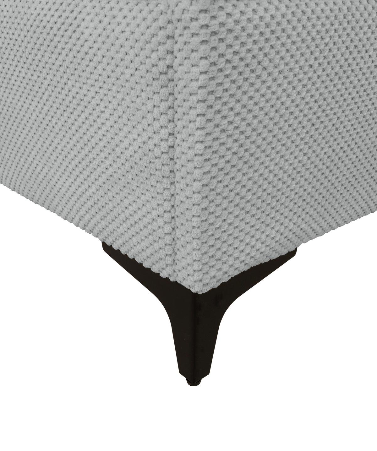 Box Krevet Jerry - srebrne boje/crna, Konvencionalno, tekstil (140/200cm) - Mömax
