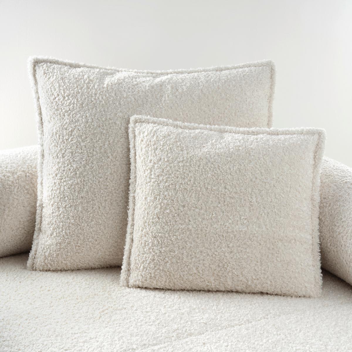 Wohnlandschaft Casimir in Weiss - Creme/Schwarz, LIFESTYLE, Kunststoff/Textil (310/180cm) - Premium Living