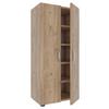 Omara Za Čevlje Ulas, Hrast - siva/barve aluminija, Moderno, kovina/umetna masa (49/108/30cm) - MID.YOU