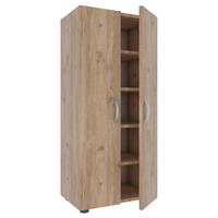 Omara Za Čevlje Ulas, Hrast - siva/barve aluminija, Moderno, kovina/umetna masa (49/108/30cm) - MID.YOU