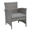 Lounge Garnitura Padua - siva/črna, Moderno, kovina/umetna masa - Modern Living