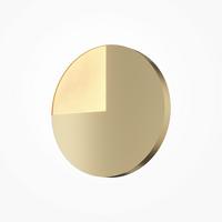 Wandleuchte Jupiter Messingfarben max. 10 Watt - Messingfarben, Trend, Metall (38,1/3,8cm) - MAYTONI