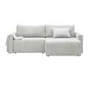Ecksofa Dios Beige - Beige/Schwarz, MODERN, Holz/Kunststoff (228/91/146cm) - Based