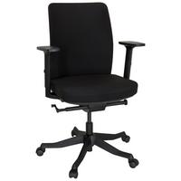 Vrtljivi Stol Senator, Črna - črna, Moderno, umetna masa/tekstil (68/111/60cm) - MID.YOU