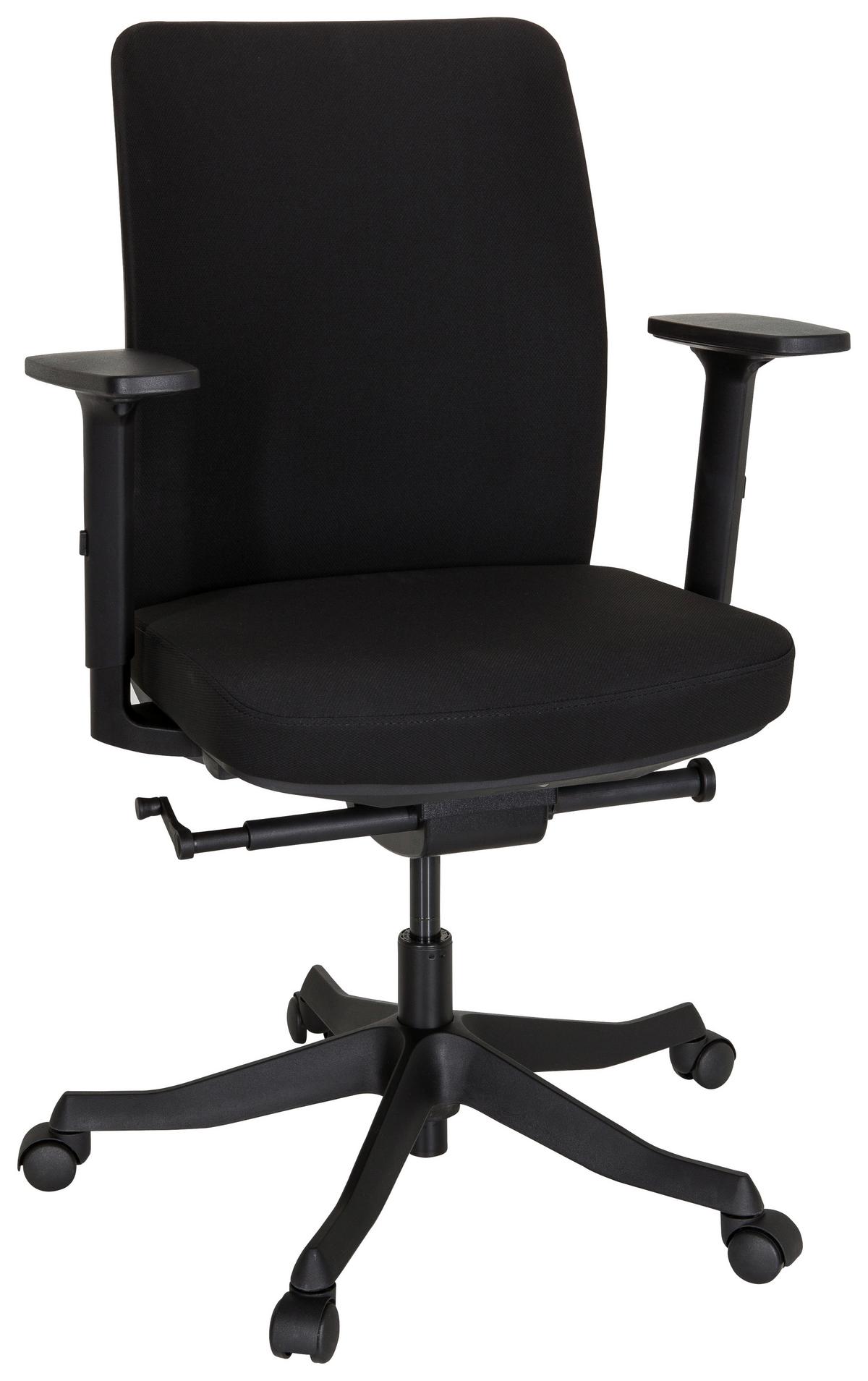 Vrtljivi Stol Senator, Črna - črna, Moderno, umetna masa/tekstil (68/111/60cm) - MID.YOU