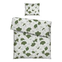 BETTWÄSCHESET GINGKO - Olivgrün, Modern, Textil (160/210cm) - Modern Living