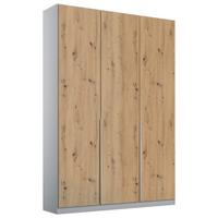 Ormar Sa Klasičnim Vratima Alabama - boja aluminijuma/svetlosiva, Moderno, pločasti materijal (136/229/54cm) - Modern Living