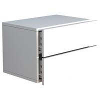 Nočna Omarica Usal L 45, Bela - bela, Moderno, leseni material (45/30/32cm) - MID.YOU