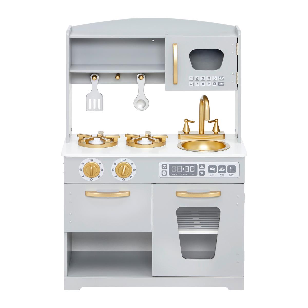 Gyerekkonyha Bea - szürke, Modern, műanyag (60/90/31cm) - Bessagi Kids