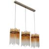 HÄNGLAMPA STAB - bärnstensfärgad/champagne, Modern, metall/glas (81/20/150cm)