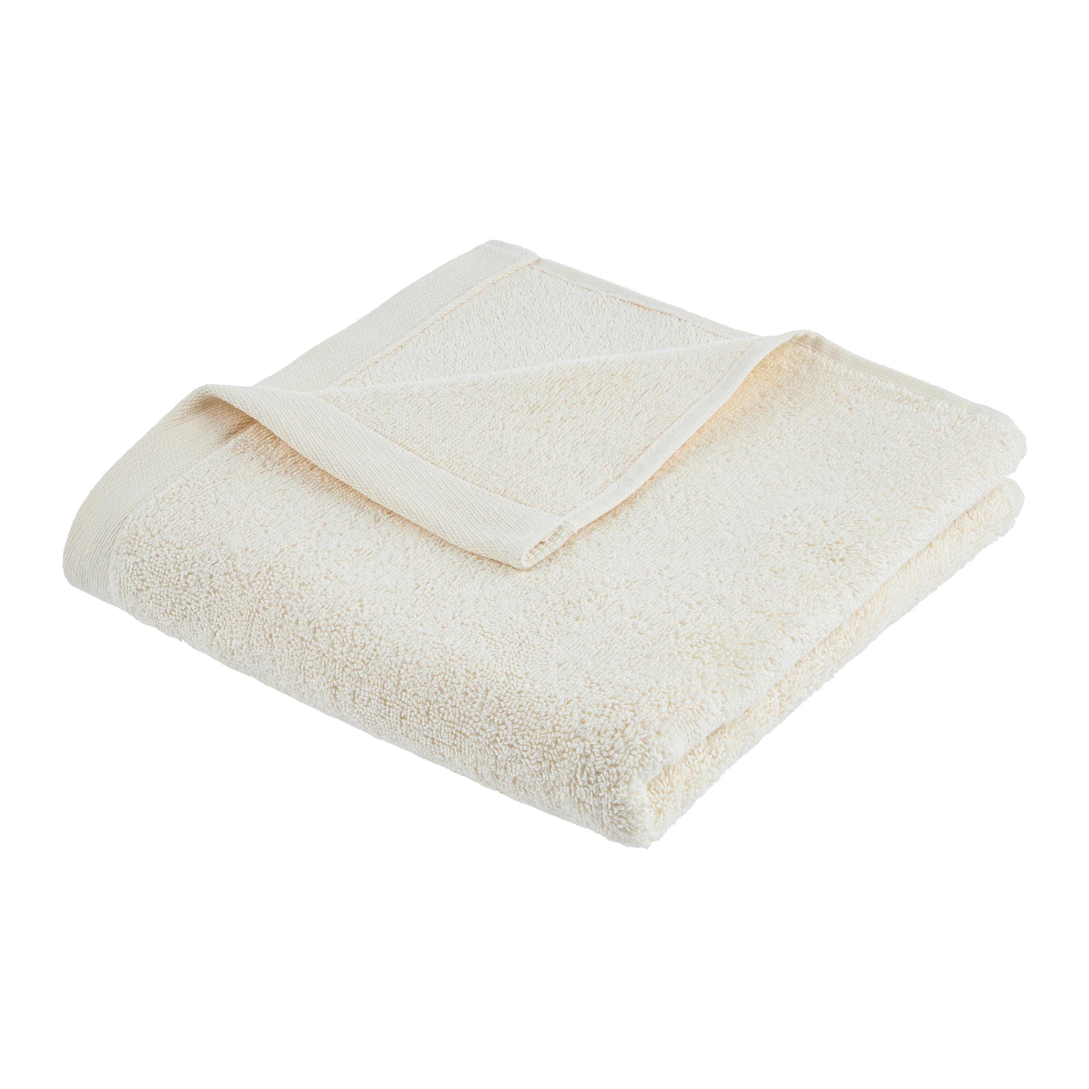 Handtuch Bio Elsa Creme ca. 50x100cm - Creme, Natur, Textil (50/100cm) - ecoTree