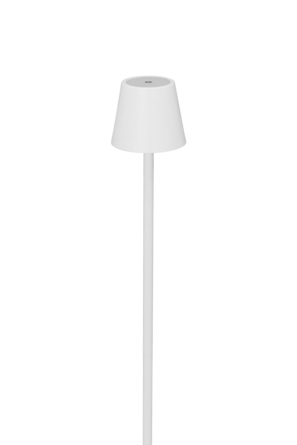 AKUMULATOROWA LAMPA STOJĄCA SEATTLE *SBN* - biały, Konventionell, metal (20/117cm) - Novel