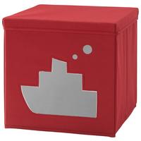 Sklopiva Kutija Alisa - Ca. 34l -Ext- - plava/crvena, karton/tekstil (33/32/33cm) - Modern Living