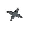 Schienensystem-Verbinder Duoline Schwarz - Schwarz, Basics, Kunststoff (16/2/17cm) - Trio Leuchten